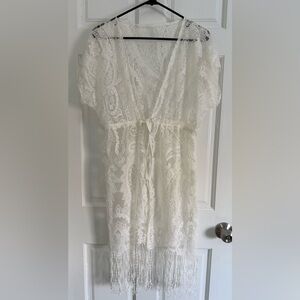 White Lace Cover-Up